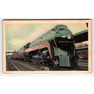 Norfolk & Western No. 117 Railroad Card Locomotive Steam Train 4-8-2 Type # 34